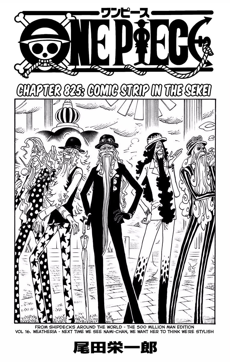 One Piece, Chapter 825 image 02